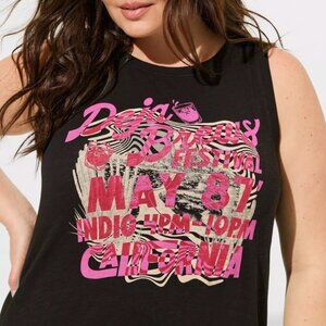 Torrid Deja Brews Classic Fit Vintage Slub Tank NWT